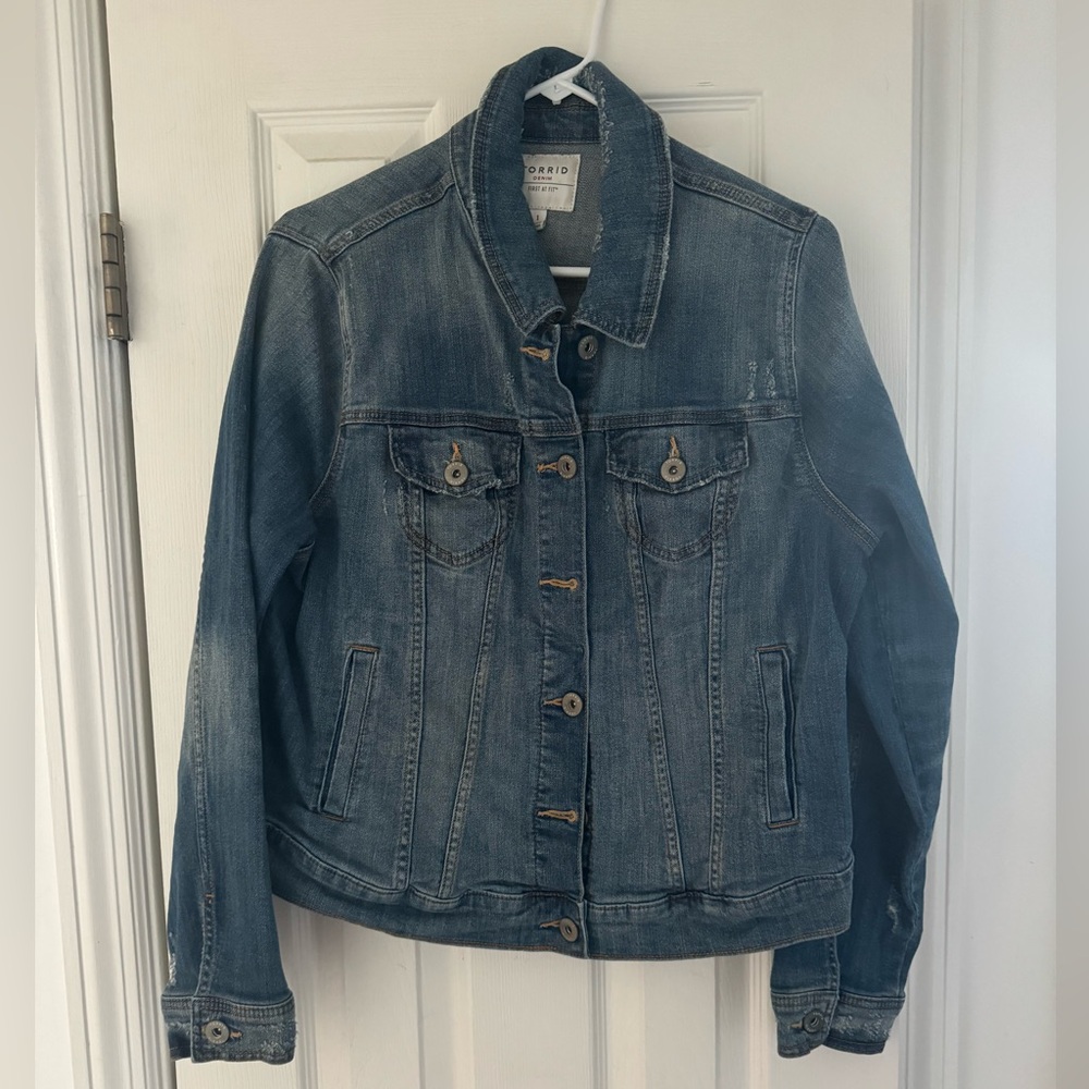 LOWEST PRICE - Distressed Denim Jacket